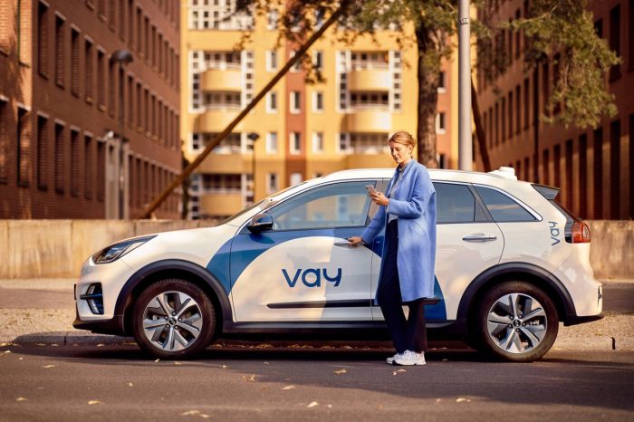 German startup vay drives first remote controlled car in europe