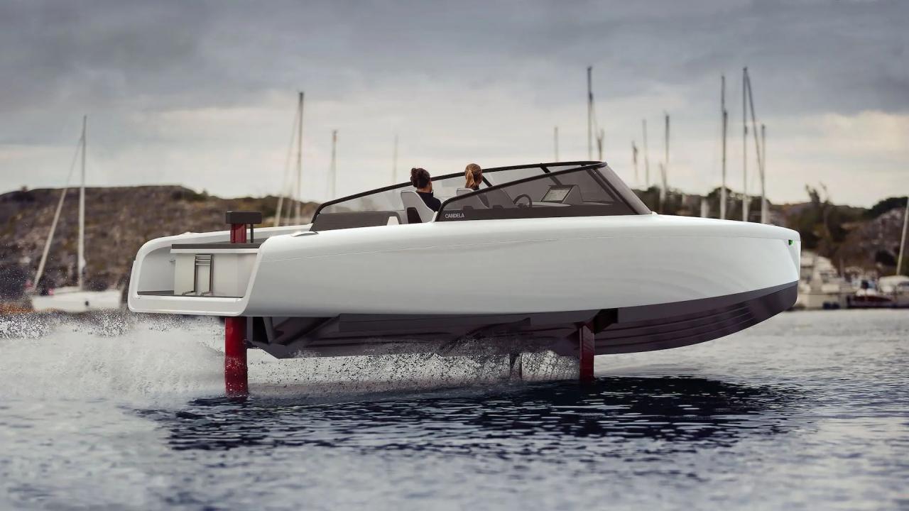 Swedish startup candela hydrofoil boat stockholm