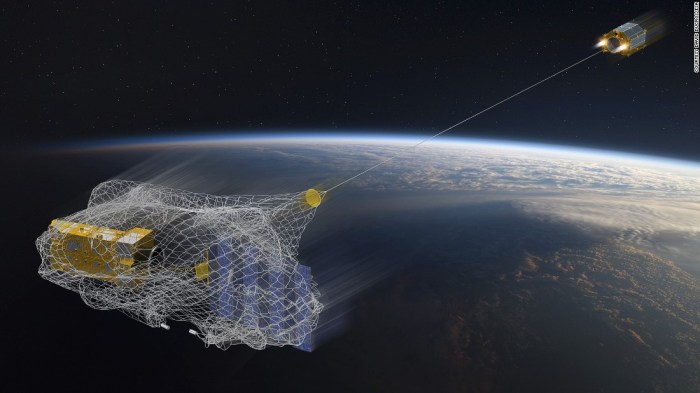 Europe space debris cleanup mission