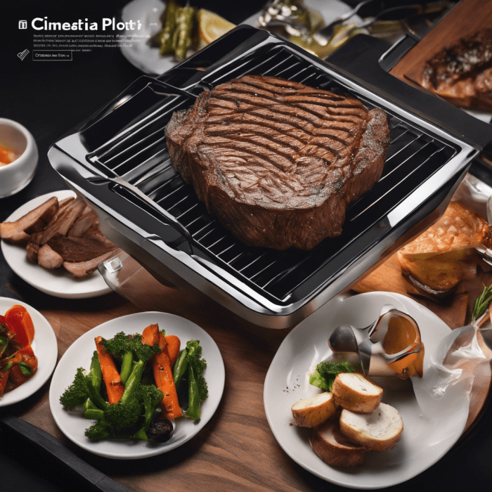 Ai powered grill cooks food up to 10x faster perfect steak