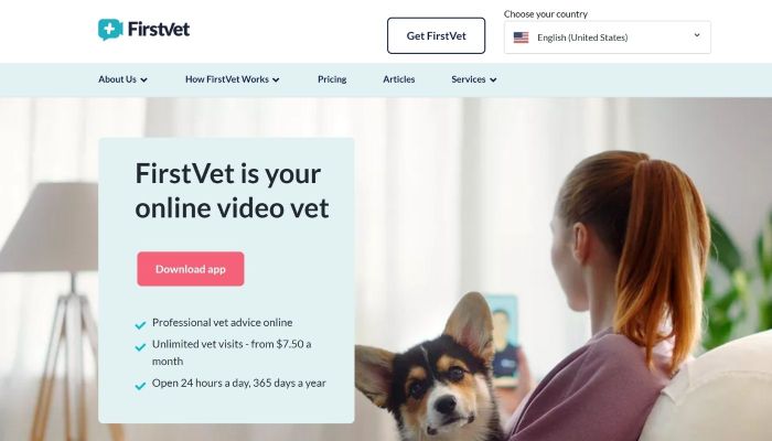 Digital telehealth pet care startup swedish firstvet series c expand us