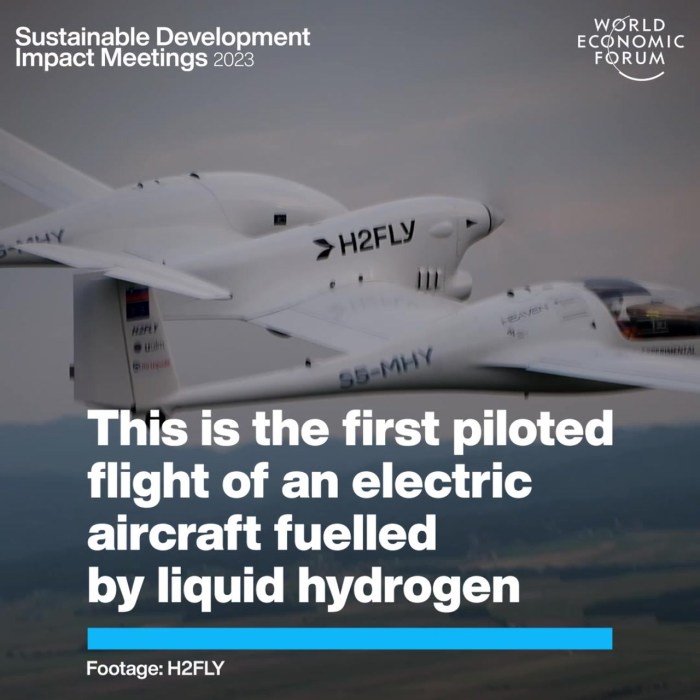 World first piloted liquid hydrogen plane takes off