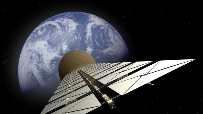 Moon made solar station transmit power space to earth