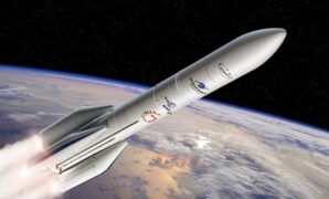 Ariane esa rocket two spacex rockets launch configurations space agency bfr artist teslarati galileo fiction raptor science french generation vehicle