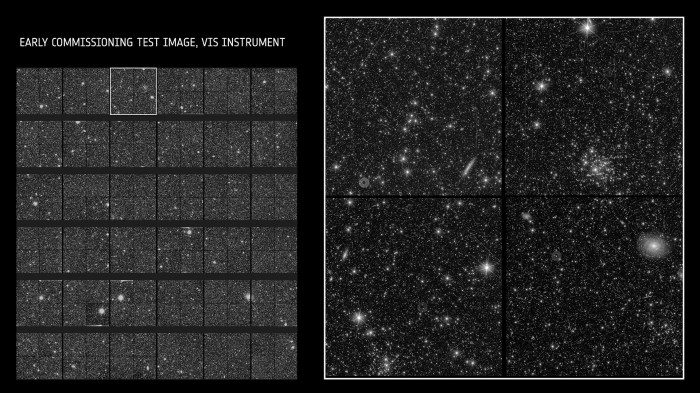 Esa euclid telescope release first space data images