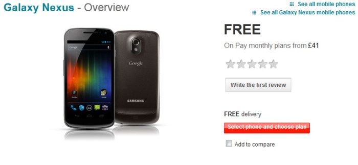 Google nexus arrives vodafone uks website 2