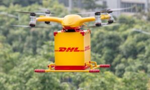 Drone delivery iceland kicks autonomous fully service off first venturebeat world aha pickup package above