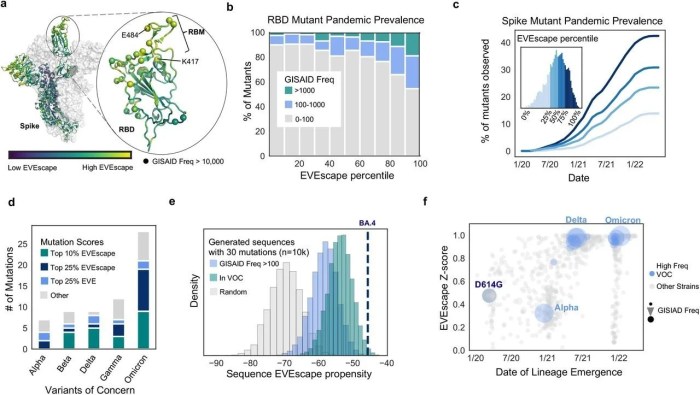 Evescape ai predicts virus mutations covid 19 vaccines