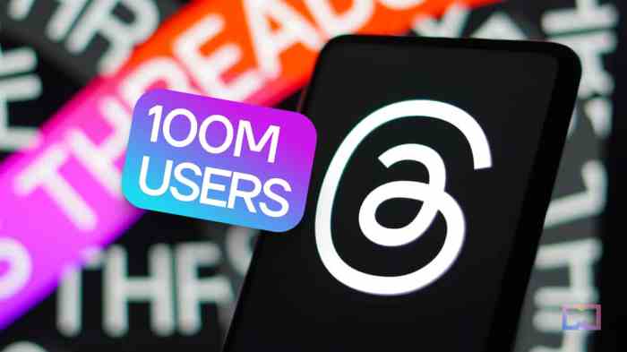 Meta threads reaches 100 million users five days depsite eu launch delay