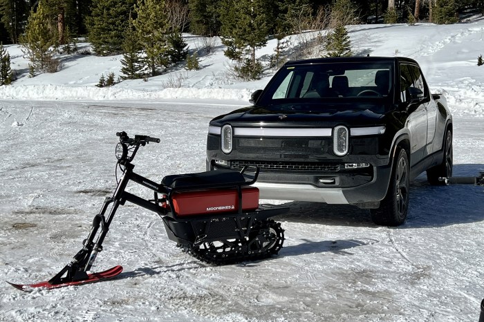 Goodbye snowmobiles welcome the silent electric moonbike