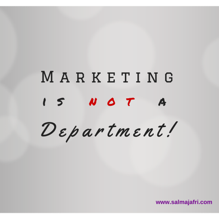 How to market without marketing department