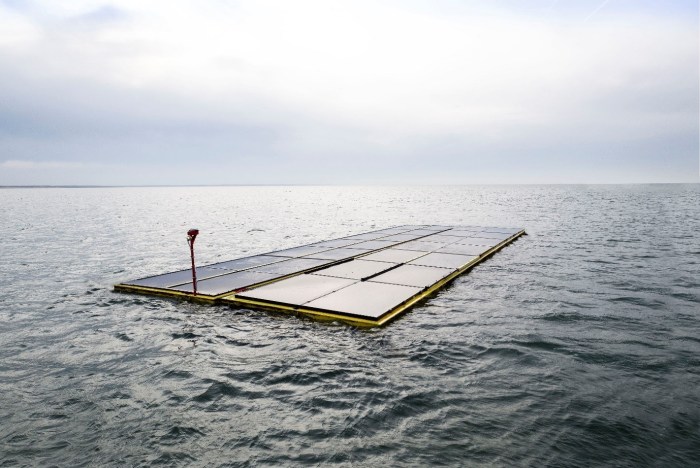 Dutch startup shell floating offshore solar north sea