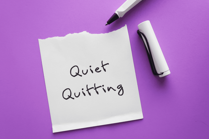 Quiet quitting is comforting quitting is liberating