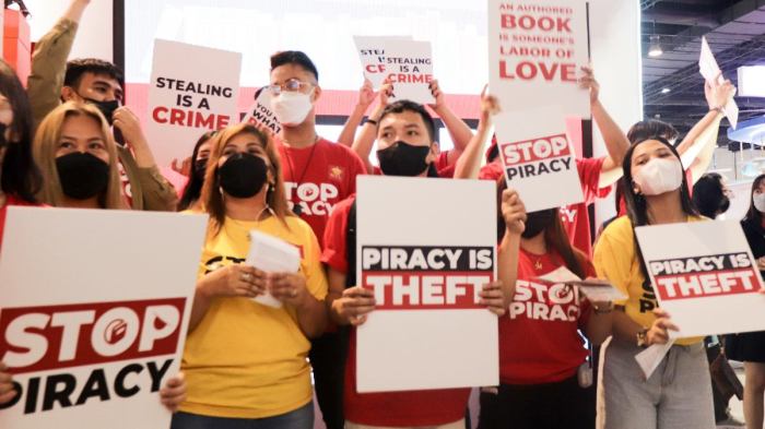 Anti piracy campaign messages encourage piracy men