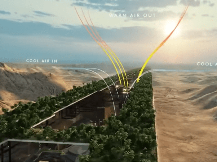 Saudi arabia unveils designs for the line vision a 170km long 200m wide city