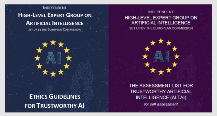 Critical review eus ethics guidelines for trustworthy ai