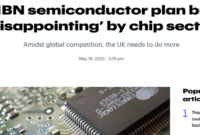 Uks 1bn semiconductor plan disappointing by chip sector