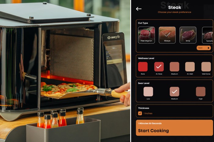 Ai powered grill cooks food up to 10x faster perfect steak