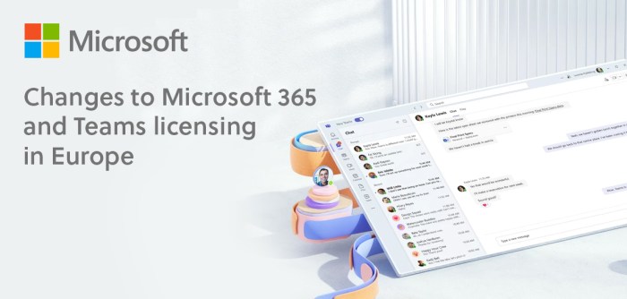 Microsoft unbundles teams office 365 microsoft 365 europe