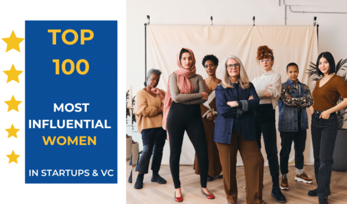 Influential most women europe startups startup venture capital space top eu