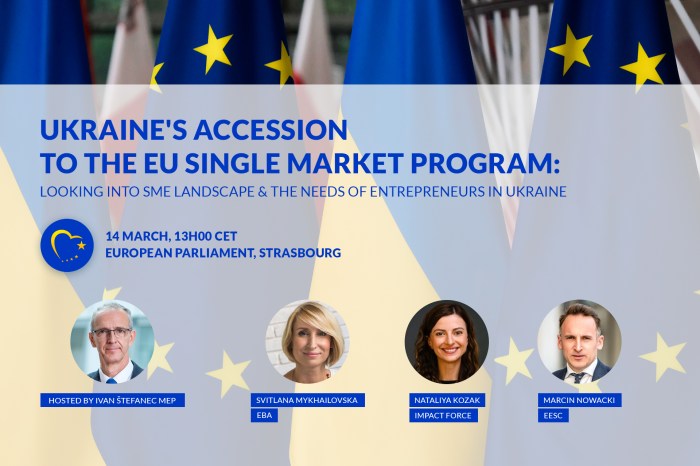 Eu cheme aims to help ukrainian smes benefit from single market