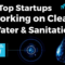 Flushing toilets drinking water startups solution