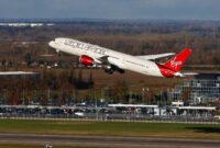 Virgin atlantic saf transatlantic flight greenwashing