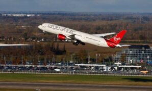 Virgin atlantic saf transatlantic flight greenwashing