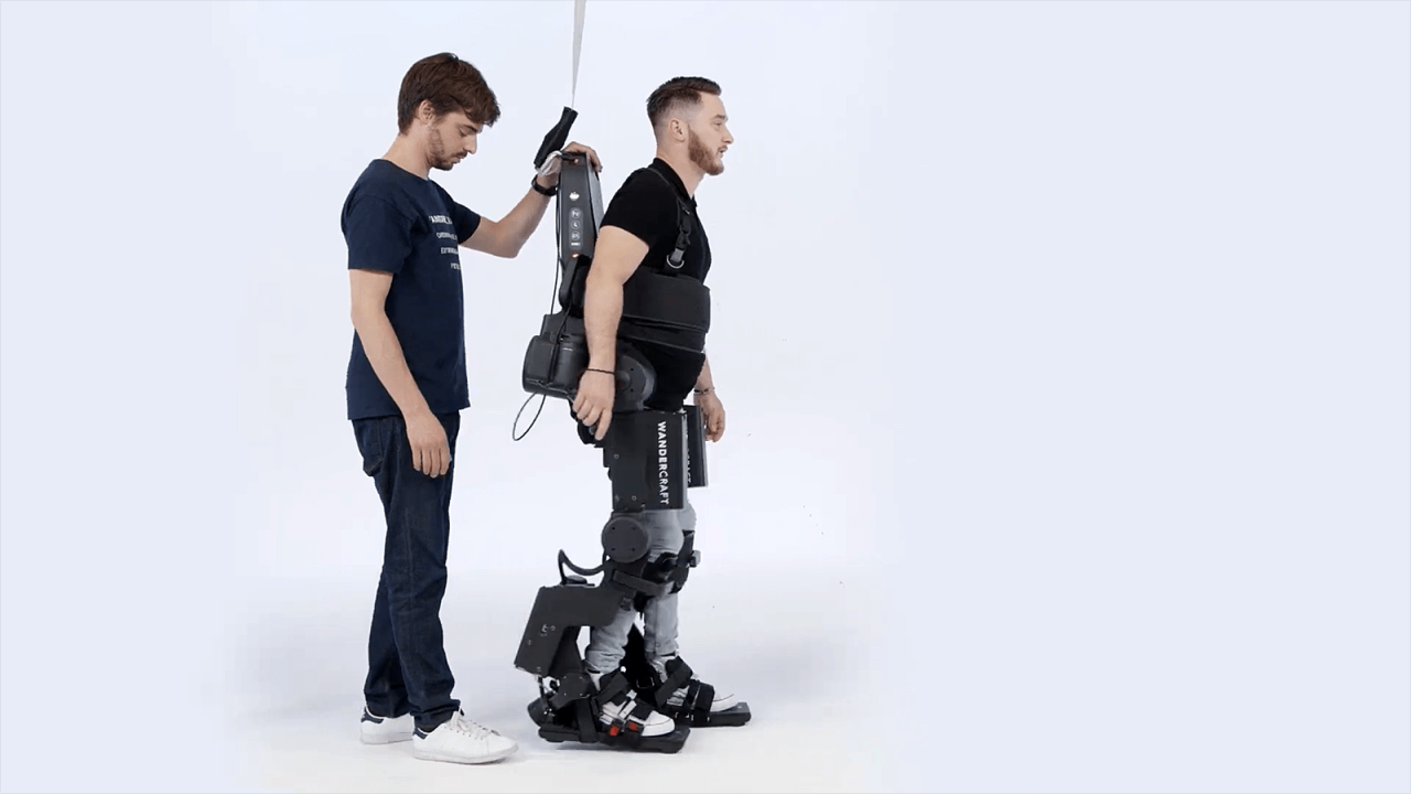 Walking exoskeleton stroke trial wandercraft atalante x