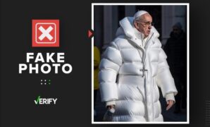 Ai pope in white puffer coat is hyperreality to come