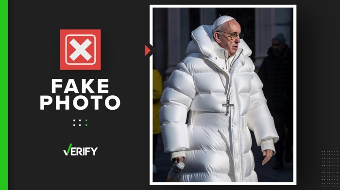 Ai pope in white puffer coat is hyperreality to come