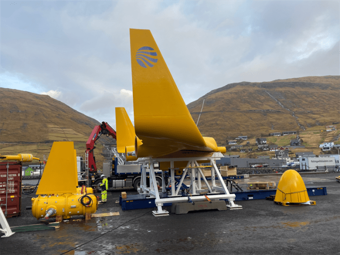 Tidal energy kite minesto