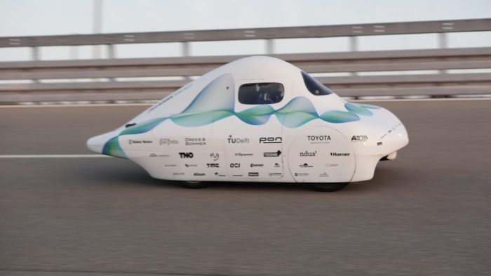 Dutch students world record hydrogen car