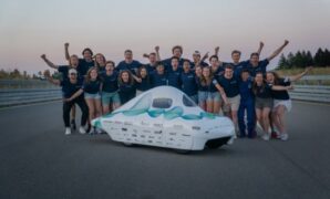 Dutch students efficient hydrogen car delft