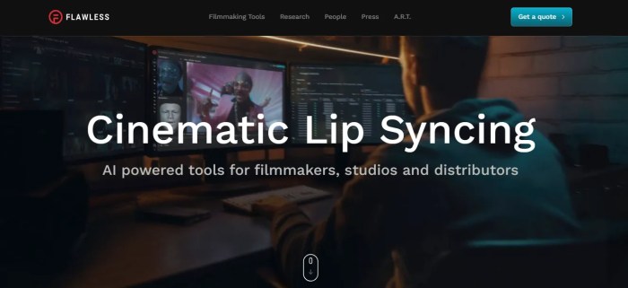 London based flawless ais true sync tech is a revolutionary approach to film dubbing