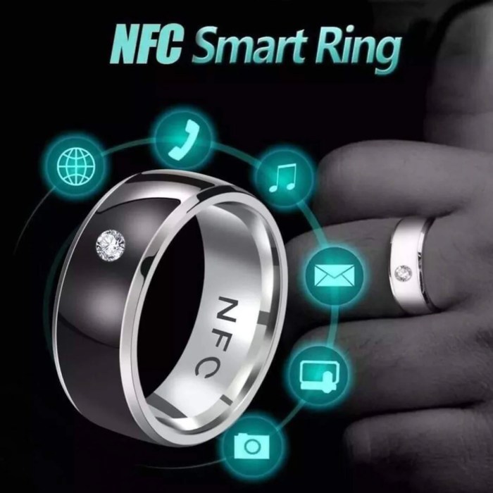 Circular ring slim thinnest lightest smart ring