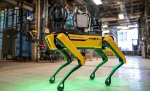 Dog like robot maps out radioactive area uk dounreay nuclear plant