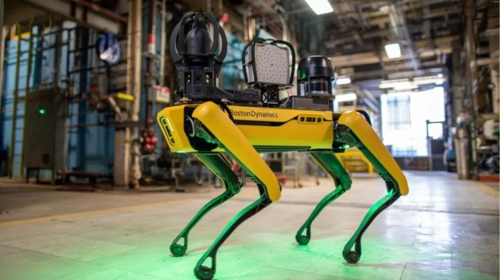 Dog like robot maps out radioactive area uk dounreay nuclear plant