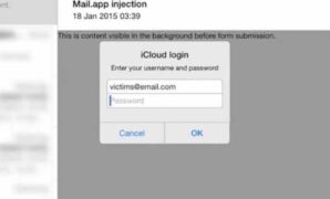 Bug in ios mail app lets hackers send fake password collector as a pop up notification