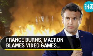 Social problems blamed on video games france riots macron