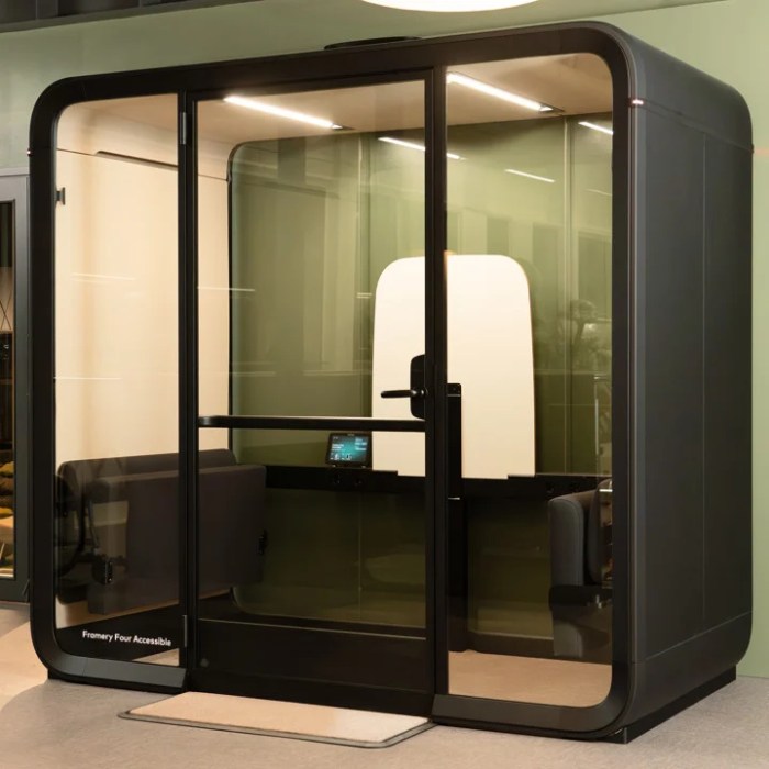 First contact framery reveals new office pod in person effect