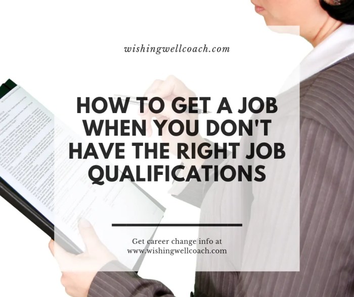 How to apply job not fully qualified