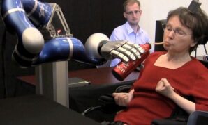 Tetraplegics control a wheelchair using brain computer interface machine learning