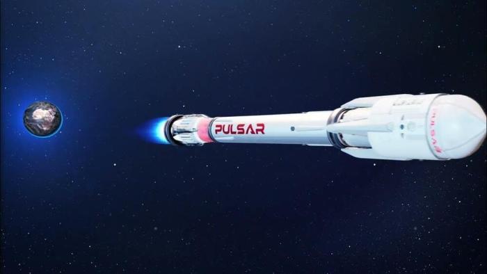 Pulsar fusion nuclear fusion rocket engine half mission times to mars