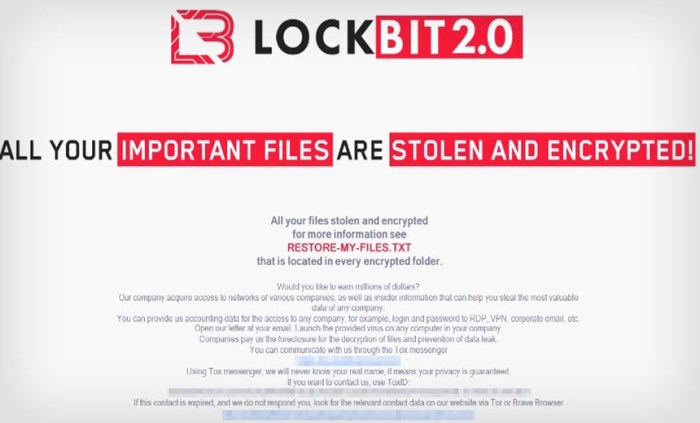 Lockbit ransomware group returns supports trump