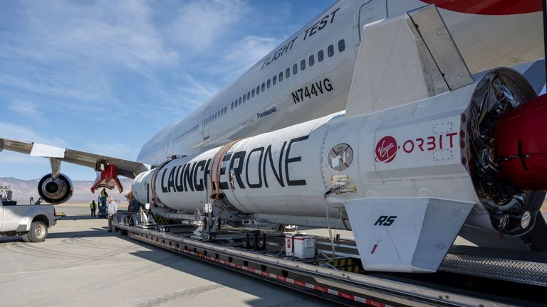 Failure of historic uk virgin orbit satellite rocket launch