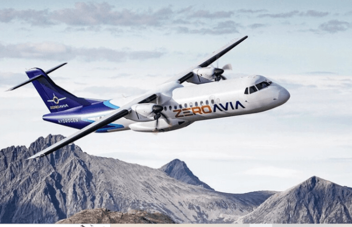 Hydrogen fuel cell aviation startup zeroavia largest funding round