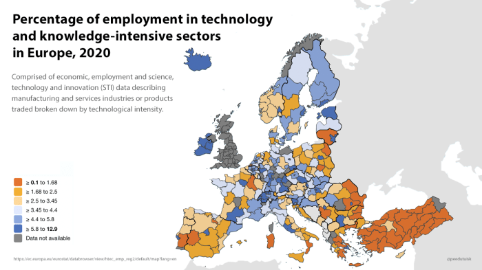 Job satisfaction european tech on the rise