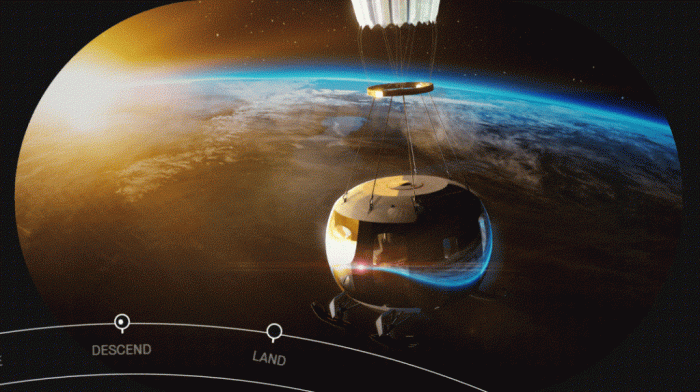 Halo space tourism balloon design