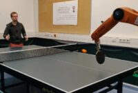 Google deepmind human level table tennis robot